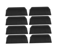 PLAFOPE 8 pièces Support de Fixation pour Écran de Bureau Réglable Pinces Solides pour Panneaux de Séparation Clips de Maintien pour Cloisons Mobiles Plastique Accessoires Bureau