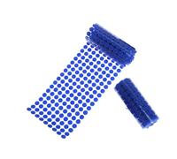 PLAFOPE 900 Pièces Autocollants Ronds Bleu Ruban Adhésif Double Face Crochet Boucle Points Autocollants Auto-adhésifs Étanches pour DIY et Fixation