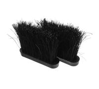 PLAFOPE Accessoires De Nettoyage De Cheminée 2pcs Têtes De Brosse Plastique+Sisal Pour Nettoyage Des Cendres Four Et Foyer Taille 3.74X3.35X1.18 Pouces