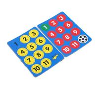 PLAFOPE Accessoires Magnétiques Ronds pour Tableau D'entraînement de Football, Aimants Flexibles en PC pour Stratégie et Ajustement Lors des Séances D'entraînement