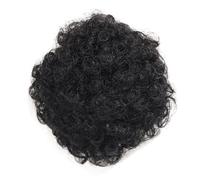 PLAFOPE Afro Puff Drawstring Ponytail Extension Heat-resistant Synthetic Curly Bun Hairpiece For Women Adjustable Secure Fit Fake Afro Bun For Parties And Weddings