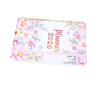 PLAFOPE Agenda Hebdomadaire à Spirale Carnet Pages pour Planning Quotidien Organisation Étudiante et Professionnelle Papier Anti-bavure pour Écriture