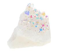 PLAFOPE Amas de Cristaux D’ange 20-30g, Pierre Brute de Quartz Multicolore aux Couleurs des Chakras, Spécimen Minéral Naturel pour Purification Énergétique, Relaxation et Usage