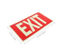 PLAFOPE Autocollant pour Guidage de Sécurité Auto-adhésif de Sortie de Secours en Pvc Rouge Installation Facile, pour Situations D'urgence et Tremblements de Terre
