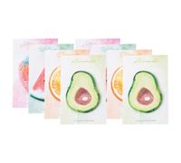 PLAFOPE Autocollants de Notes Ménagères, 4 Modèles X 2, Blocs-notes Autocollants Fruit, Papier, 8 Livres, pour Frigo et Ordinateurs, pour Bureaux et Enseignants