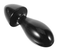 PLAFOPE Baguette de Massage Relaxation Corporelle de Champignon en Corne de Bœuf Noire Outil Multifonction pour Réduire