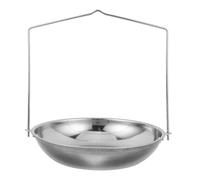 PLAFOPE Balance Suspendue Plateau Métallique et Chaînette en Acier Inoxydable pour Pesée d'Aliments et Usage Industriel