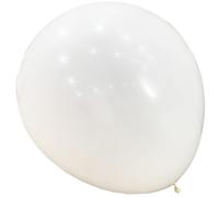 PLAFOPE Ballon Géant Blanc Rond en Latex 120 Pouces 300g pour Observation Météorologique et Décoration de Fête Extérieure Intérieure