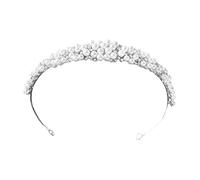 PLAFOPE Bandeau de perles Coiffe de mariée en Coiffe de mariage en perles Accessoires de cheveux de mariée pour femmes Ensemble de bandeaux en fausses