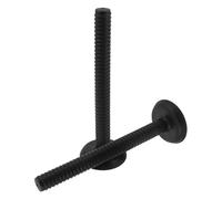 PLAFOPE Barres de Connexion pour Kettlebell, Connecteur de Remplacement pour haltère, Noir PP, 2pcs, prolongée, pour entraînement de Force Complet à Domicile