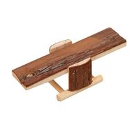PLAFOPE Bascule en Bois pour Petits Rongeurs, Aire de Jeu et Repose-Pattes, Adapté pour Hamster, Souris, la Cage ou Maison de L'animal