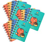 PLAFOPE Bloc-notes Spirale A7 Mini à Animaux Dessin Animé, Papier Ligné | Pages Détachables, Écriture à Plat sans Bavure, pour Notes, Mémos, Listes et Planning