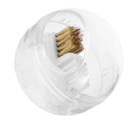 PLAFOPE Boîte de Nettoyage pour Embouts de Perceuse à Ongles avec Brosse Métallique Détachable Outil Multifonctionnel Antidébris pour Manucure Professionnelle Accessoire Portable pour