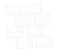 PLAFOPE Boîte De Rangement Pour Cartes Transparent Petit Format Étui En Plastique Lot De 8 Pièces Portable Pour Cartes De Visite Usage Professionnel Et Bureau