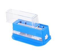 PLAFOPE Boîte Rangement Coton-tige Distributeur Automatique Pour Salle De Bain Organiseur Compact Et Pratique Pour Cure-dents Et Bâtonnets De Nettoyage