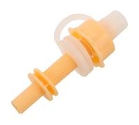 PLAFOPE Bouchon de Vidange pour Bain de Pieds en Bois, Vanne de Contrôle 8,4 X 3,5 CM, Pièce de Rechange Résistante Joint en Plastique, Compatible Spa et Seau à Pieds, Installation Facile
