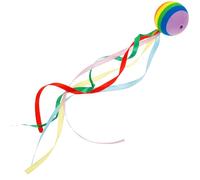 PLAFOPE Boule D’Antenne de Voiture Arc-en-Ciel avec Ruban Coloré Décoration Extérieure pour Toit de Véhicule Accessoire Auto Original et Facile à Installer pour Personnaliser Votre