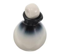 PLAFOPE Bouteille Céramique pour Huiles Essentielles Flacon Hermétique pour et Condiments Pot Porcelaine Non Réactif Récipient Décoratif pour Salon de Beauté