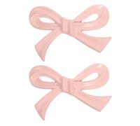 PLAFOPE Boutons Décoratifs en Métal Forme Nœud Vintage Rose, 2pcs, Résistants à L'usure et Faciles à Installer Cuisine et Garde-robe
