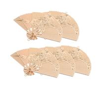 PLAFOPE Breloques Pour Bijoux Éventails Rétro Vintage En Métal Cuivre Kc Doré, Lot 5 Pièces, Mini Pendentifs Diy Pour Boucles D’oreilles, Bracelets Et Colliers, Décoration Artisanale Créative