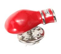PLAFOPE Broche Homme Forme Moufles de Boxe en Alliage Rouge, Accessoire Chic et Élégant pour Hommes, Décoration Spéciale et Expression de Personnalité Sportive