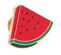 PLAFOPE Broche Pastèque en Alliage Zinc, Épingle à Châle Cartoon pour Vêtements, Pinces à Cardigan Colorée, Accessoire Mode Femme Fête et Usage Quotidien