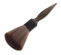 PLAFOPE Brosse à Cheveux de Coiffeur Douce en Fibres Manche Long en Bois Brosse à Cou Professionnelle pour Salon et Usage Domestique Outil Multifonction de Coiffage et Nettoyage pour