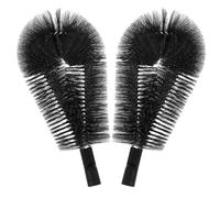 PLAFOPE Brosse à désherber 24mm, nettoyeur de gouttières en PP et acier inoxydable, lot de 2, usage multifonction pour bâtiments résidentiels