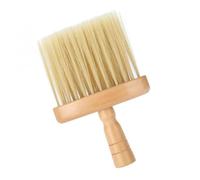 PLAFOPE Brosse de Coiffure Bois Manche Ergonomique Douce et Légère pour Salon Barbier Dépoussiérante Cou et Oreilles Brosse Multi-usages Nettoyage Cheveux et Surfaces