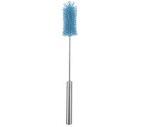 PLAFOPE Brosse de Nettoyage pour Biberons, Goupillon pour Bouteille D'eau, Acier Inoxydable et Silicone, Portable et Léger, pour Biberons, Tasses et Théières