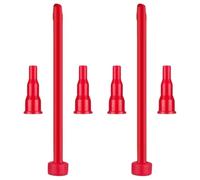 PLAFOPE Buse de conversion pour cartouche de gaz avec adaptateur torche, kit 2 sets en plastique ABS, usage maison et camping extérieur, embouts légers et compacts pour cartouches de gaz