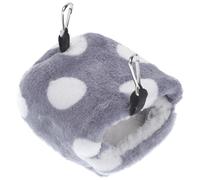 PLAFOPE Cabane en Flanelle pour Hamster et Hérisson, Hamac Chaud pour Cage Fixation Solide, Accessoire Hiver Pratique Petits Animaux Plusieurs Styles