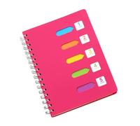 PLAFOPE Carnet à Spirale A5 Papier Épais et Plat, Écriture Douce et Confortable, Cahier pour Étudiants, pour École et Voyages, pour Journal et Prise de Notes