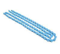 PLAFOPE Chaîne de Vélo de Rechange Bleue en Acier Anti-rouille 94 Maillons Pratique pour Cyclisme et Fournitures de Vélo Faciles à Installer