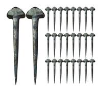 PLAFOPE Clous de Fer à Cheval en Fer Léger, Lot de 50 Pièces Faciles à Utiliser Transporter, Accessoires Indispensables pour Passionnés de Chevaux
