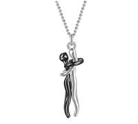 PLAFOPE Collier Élégant Pour Couple Pendentif Pour La Saint-valentin Plaqué Or Chic Et Collier Pour Les Couples Fête Danniversaire Noël Nouvel An