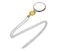 PLAFOPE Collier Loupe Vintage Grossissement Portable et pour Lecture Bijoux Artisanat Pendentif Magnificateur pour Femmes Grands Parents
