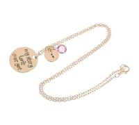 PLAFOPE Collier Pendentif à Lettres en Alliage Doré, Bijou D'encouragement