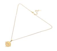 PLAFOPE Collier Pendentif Carte Tarot Vintage Acier Inoxydable avec Amulette Œil Protecteur et Charme Soleil Collier Ras-du-cou pour Femme Résistant et Léger
