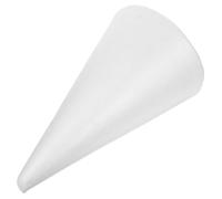 PLAFOPE Cône Polystyrène Solide Blanc pour Bricolage Garçon Fille DIY Accessoires Créatifs Polyvalents pour Décoration de Noël et Projets Artistiques