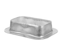 PLAFOPE Connecteur de Sortie de Gouttière, Partie de Sortie de Gouttière, Alliage d'Aluminium Argenté, Compatible avec Divers Systèmes de Gouttières, Facile à Entretenir, Pour Drainage