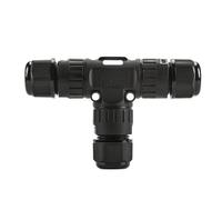 PLAFOPE Connecteur Électrique Étanche à 3 Broches Presse-Étoupe, Joint D’Étanchéité et Adaptateur Câble, pour Raccordement Extérieur Ip68