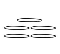 PLAFOPE Courroies D’Entraînement en Caoutchouc Élastique 5 Pièces pour Machine à Coudre Domestique et Surjeteuse Ceinture Robuste Résistante à L’Usure du Bruit Accessoires de