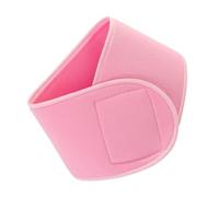 PLAFOPE Coussinet Anti-rides Nuque en Coton Rose, Soin Hydratant et Étirement Peau, Accessoire Beauté Femme pour Raffermir le Cou et Lisser la Peau