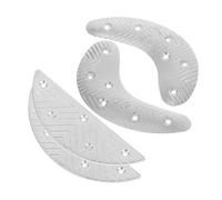 PLAFOPE Coussinet de Réparation en Fer Argenté pour Talons de Bottes et Chaussures, Facile à Remplacer, Réduit la Fatigue du Pied, pour Aventures en Extérieur, Lot de 2 Paires