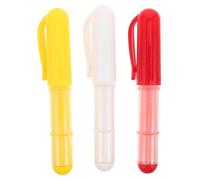PLAFOPE Crayons Couture Rechargeables Portable en Plastique Lot de 3 Craie de Marquage Capuchons Protecteurs pour Tissu Couture Confection de Vêtements