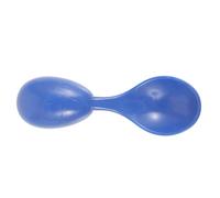 PLAFOPE Cuillère de Sécurité Anti-avalement en Caoutchouc Souple avec Manche Rond Portable pour Détenus en Prison et Centres de Réhabilitation Bleu