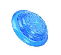 PLAFOPE Disque Volant Bleu en TPR Résistant aux Morsures pour Chien, à Mâcher Protégeant Les Dents, pour Jouer Votre Chien en Extérieur