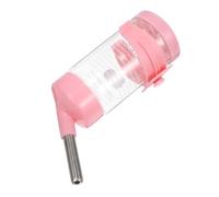 PLAFOPE Distributeur d'eau Automatique pour Hamster et Chiot, 2 Pièces, Capacité 80 ML, Matériau PP et Acier Inoxydable, Alimentation Pratique et Eau Toujours Propre