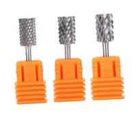 PLAFOPE Embout de Ponceuse Ongles Acier Tungstène Tête de Meulage pour Cuticules Outil pour Manucure et Élimination Peau Morte Petite Précise Compatible avec Perceuse à Ongles